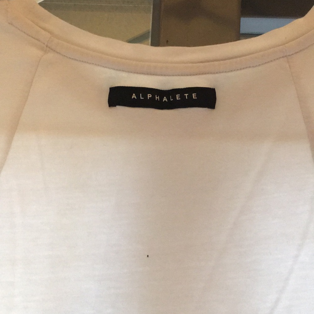 Alphalete hex tee white (M)